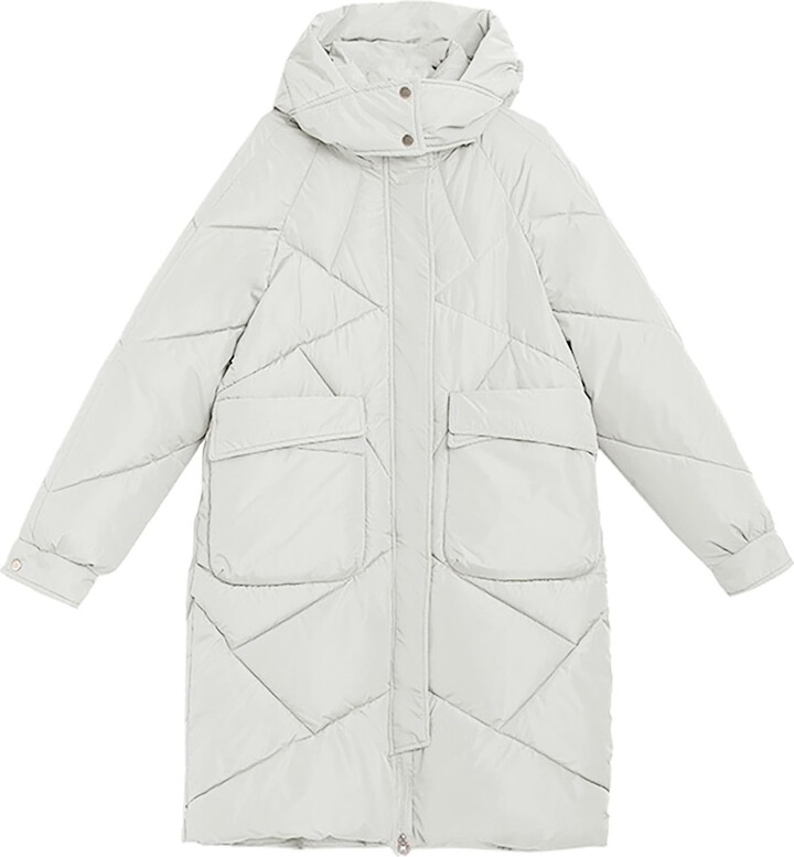 Windbreaker Jacket Women Beige Water-resistant Rain Coat With Belt