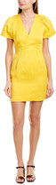Thumbnail for your product : Derek Lam 10 Crosby Crossover Linen-Blend Mini Dress
