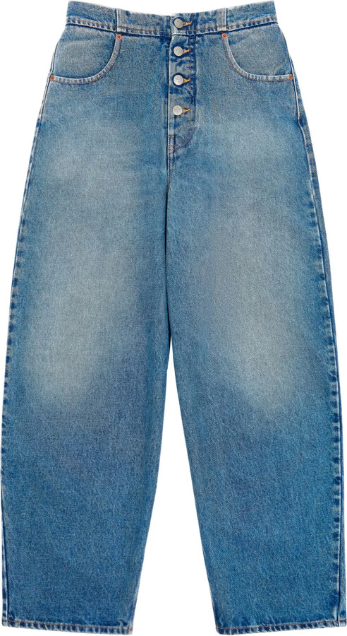 MM6 MAISON MARGIELA Wide-Leg Cotton Jeans