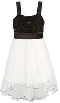 Thumbnail for your product : Bonnie Jean Girls' Sequin High-Low Dress