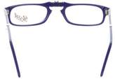 Thumbnail for your product : Persol Folding Oval Eyeglasses
