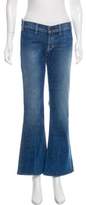 Thumbnail for your product : Elizabeth and James Mid-Rise Wide-Leg Jeans