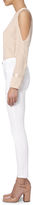 Thumbnail for your product : L'Agence Marguerite High-Rise Blanc Skinny Jeans