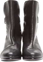 Thumbnail for your product : Rag and Bone 3856 Rag & Bone Black Leather Kinsey Ankle Boots