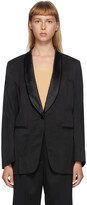 Thumbnail for your product : MM6 MAISON MARGIELA Black Wool Wrinkle Blazer