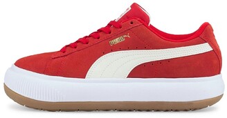 Puma Suede Red | Shop the world's largest collection of fashion | ShopStyle  UK