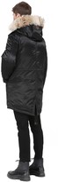 Thumbnail for your product : Mackage Moritz-Sa Satin Parka With Fur Lined Hood In Black