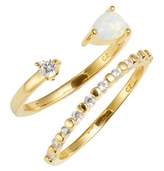 Thumbnail for your product : Nordstrom Set of 2 Opal Cuff Rings