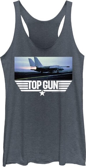 Men's Top Gun Because I Was Inverted T-Shirt - Royal Blue Heather - 2X Large