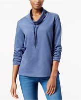 Thumbnail for your product : Karen Scott Drawstring Funnel-Neck Sweatshirt, Created for Macy's