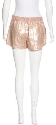 Elizabeth and James Silk Sequined Shorts