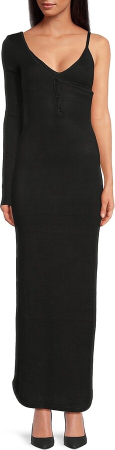 RtA Alicia V-Neck Silk Gown