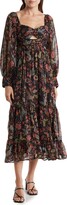 Thumbnail for your product : Angie Long Sleeve Tiered Maxi Dress