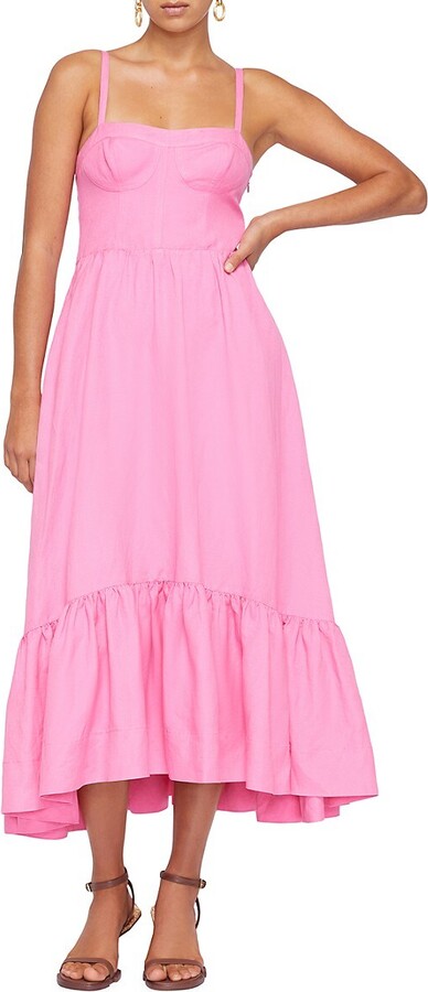 SIMKHAI Kitzia Flounced Cover-Up Dress ShopStyle