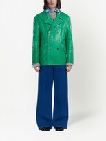 Thumbnail for your product : Marni Double-Breasted Leather Jacket