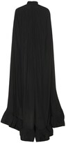 Thumbnail for your product : Lanvin Charmeuse Ruffled Long Cape