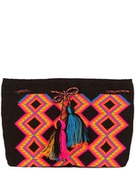 Thumbnail for your product : Fina Oversized Woven Cotton With Tassels