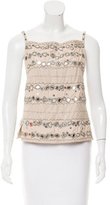 Thumbnail for your product : Max Mara Embellished Sleeveless Top w/ Tags