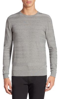 Armani Collezioni Solid Ribbed Sweater