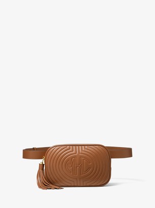 michael kors medium embellished leather belt bag