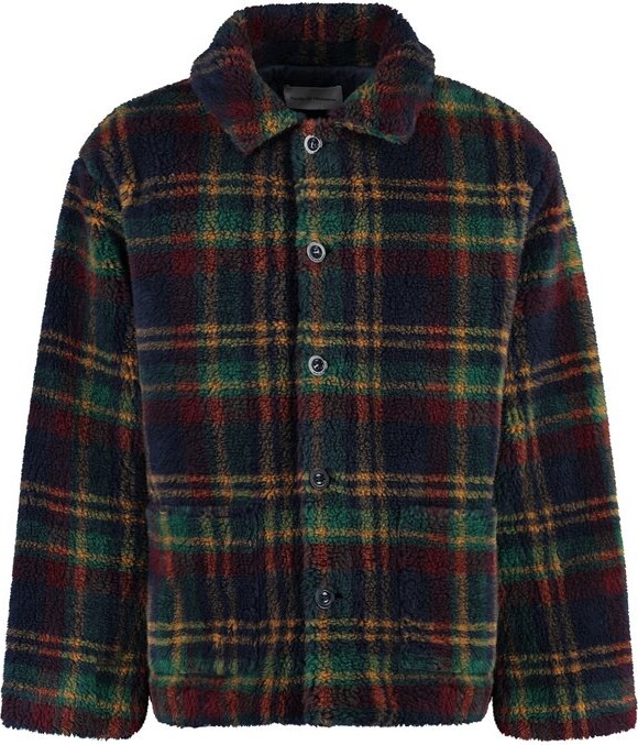 Drôle De Monsieur Checked Buttoned Jacket