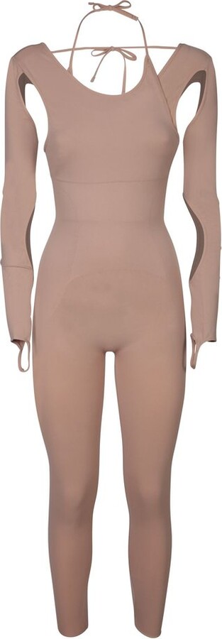 Andrea Adamo Cut Out Accent Jumpsuit