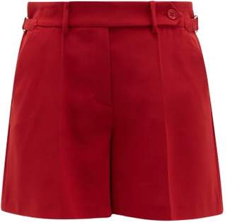 RED Valentino Tailored Crepe Shorts - Womens - Red