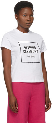 Opening Ceremony White Box Logo T-Shirt