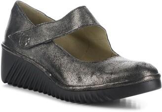 Fly London Lyka Wedge Mary Jane Loafer - ShopStyle
