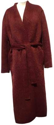 Agnona Burgundy Wool Coats