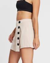 Thumbnail for your product : Missguided Contrast Button Skort