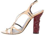Thumbnail for your product : Chanel Crossover Slingback Sandals Gold Crossover Slingback Sandals