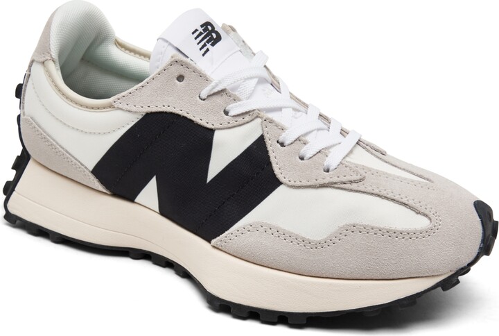 New Balance Women's 327 Casual Sneakers from Finish Line - White, Black -  ShopStyle