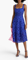 Thumbnail for your product : ML Monique Lhuillier Guipure lace midi dress