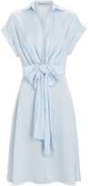 Thumbnail for your product : Silvia Tcherassi Paloma Tie-Waist Shirt Dress