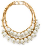 Thumbnail for your product : Kenneth Jay Lane Imitation Pearl Layer Necklace