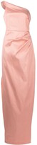 Thumbnail for your product : Aidan Mattox One-Shoulder Jacquard Dress