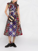 Thumbnail for your product : Chopova Lowena Panelled Belted Midi Dress