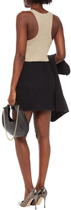 Just Cavalli Chain-embellished Boucle Mini Skirt