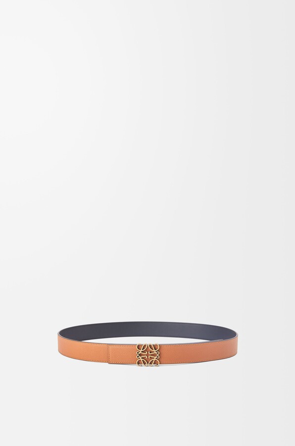 Loewe Reversible Anagram Belt In Soft Grained leather skin And Smooth leather skin Size: 65 For Man
