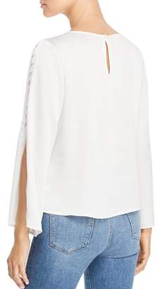 Vince Camuto Button-Sleeve Blouse