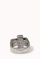 Thumbnail for your product : Forever 21 Burnished Cross Ring