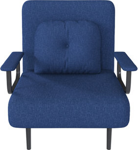 Wrought Studio Space-saving Folding Beds Blue Fabric Modern Multi-functional For Home & Office