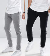 Thumbnail for your product : Jack and Jones Originals Jogger 2 Pack SAVE