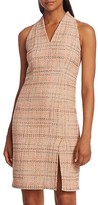 Thumbnail for your product : Akris Punto Summer Sleeveless Belted Tweed Dress