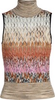 Thumbnail for your product : Missoni Sleeveless Zigzag-Knit Top