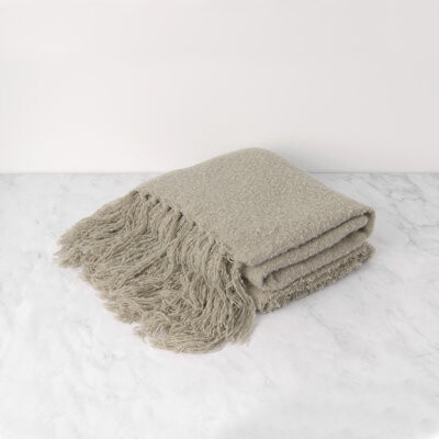 Best Home Fashion, Inc. Plush Touch Fringe Throw