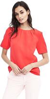 Thumbnail for your product : Banana Republic Short-Sleeve Darted Neckline Top
