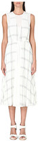 Thumbnail for your product : Whistles Adrianna grid-print pleated dress