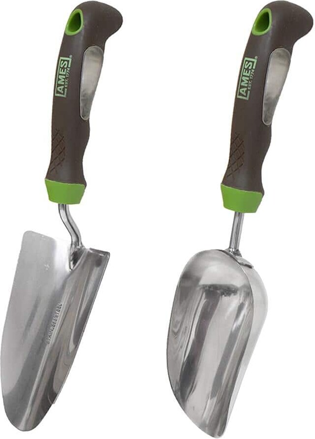 Ames 2-Piece Garden Tool Set - Hand Trowel and Hand Scoop